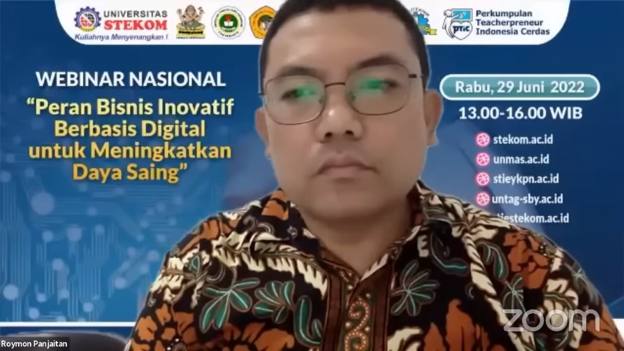 WEBINAR NASIONAL ''Peran Bisnis Inovatif Berbasis Digital untuk Meningkatkan Daya Saing''