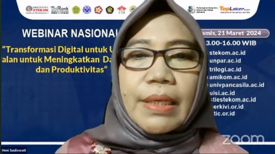 WEBINAR NASIONAL Peran Financial Technology (Fintech) dalam Inklusi Keuangan Kepada Pelaku Usaha UMKM