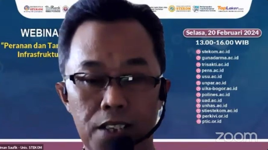 WEBINAR NASIONAL Peranan dan Tantangan Pengembangan Infrasfruktur TIK di Indonesia