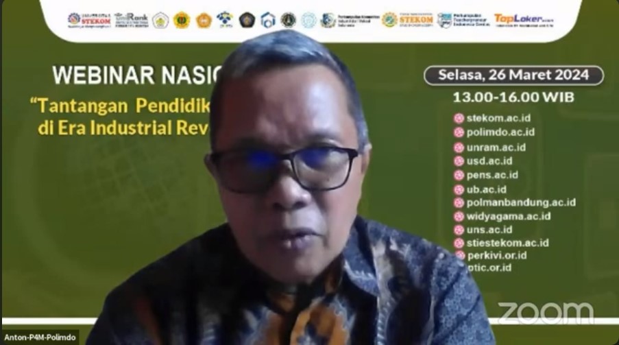 WEBINAR NASIONAL Tantangan Pendidikan Vokasi di Era Industrial Revolusi 4.0