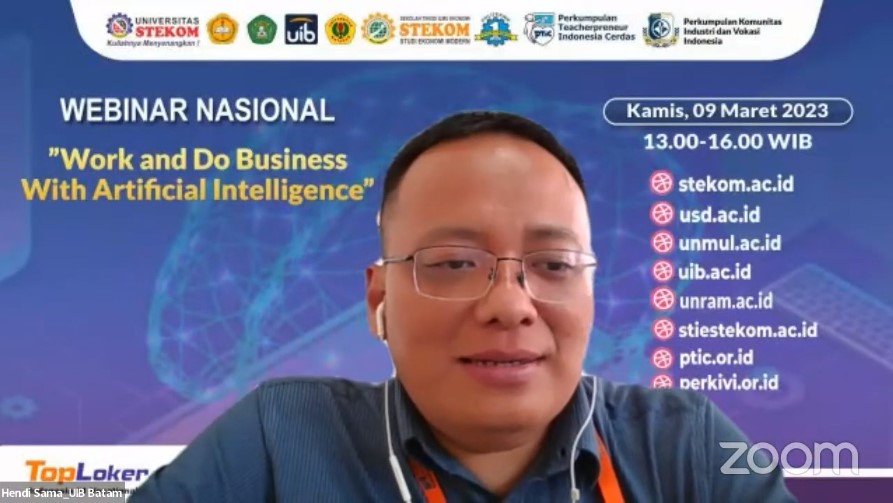 WEBINAR NASIONAL Work and Do Business With Artificial Intelligence