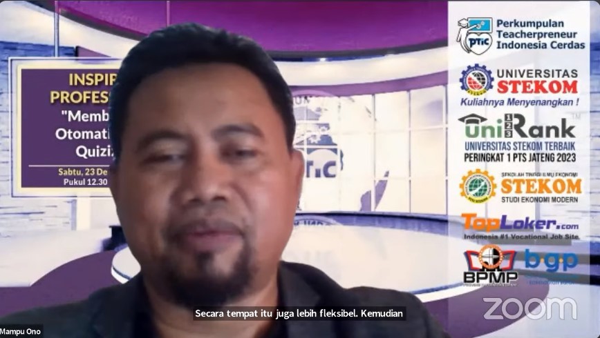 INSPIRING PROFESSIONAL Membuat Soal Otomatis dengan Quizizz AI