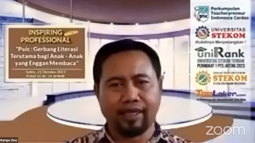 INSPIRING PROFESSIONAL  Puisi : Gerbang Literasi Terutama bagi Anak-anak yang Enggan Membaca. 