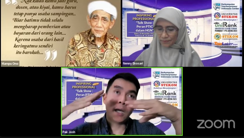 INSPIRING PROFESSIONAL Talk Show : Peran PTIC dalam HGN