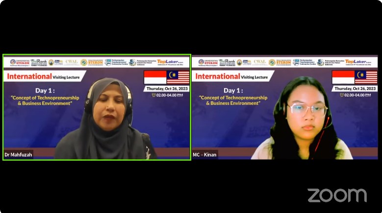 INTERNATIONAL Visiting Lecture Concept of Technopreneurship &amp; Business Environment
