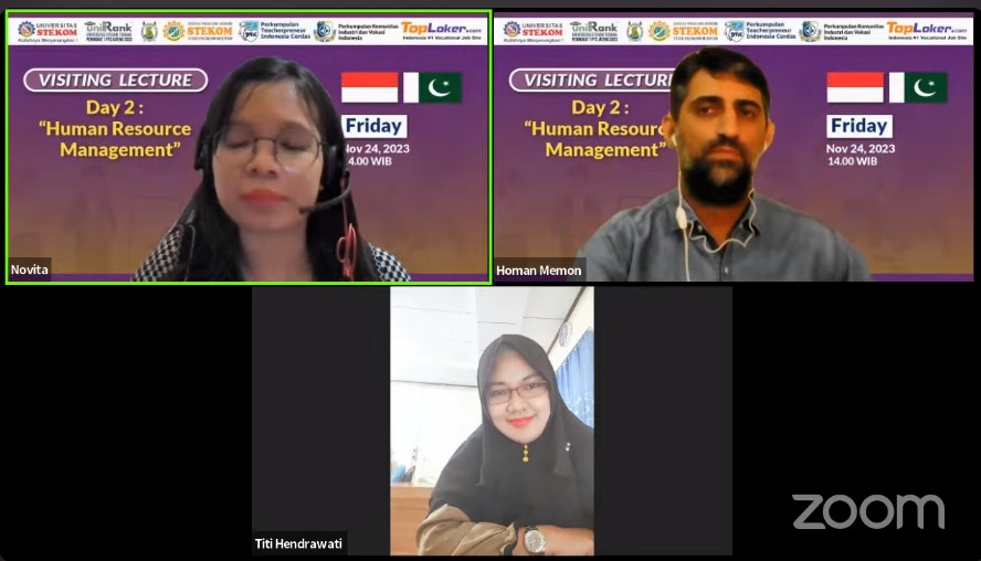 INTERNATIONAL Visiting Lecture Human Resource Management