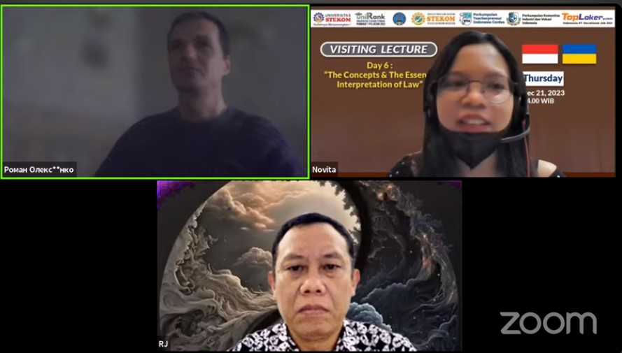 INTERNATIONAL VISITING LECTURE The Concepts &amp; The Essence Interpretation of Law