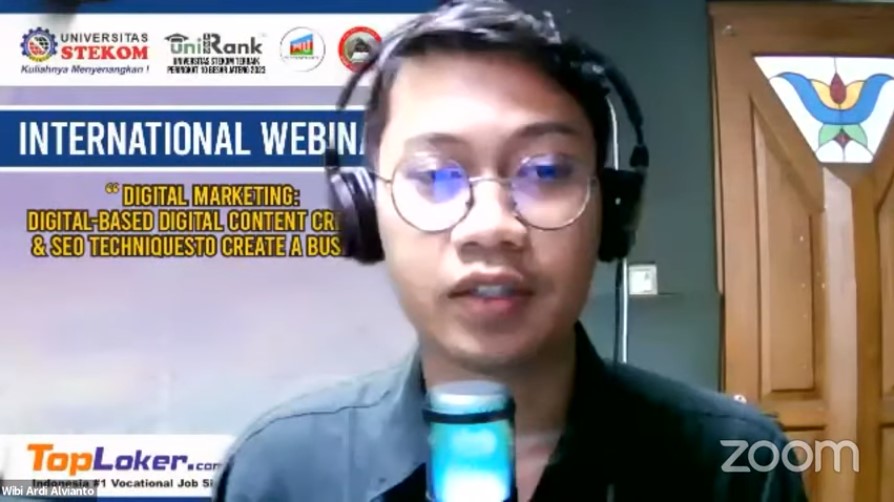INTERNATIONAL WEBINAR Digital Marketing: Digital -Based Digital Content Creator &amp; Seo Techniques to Create a Business