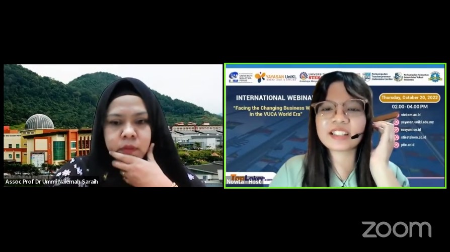 INTERNATIONAL WEBINAR Facing the Changing Business World in the VUCA World Era