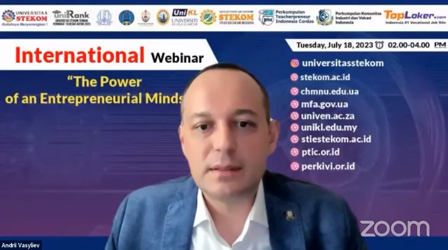 INTERNATIONAL WEBINAR The Power of an Entrepreneurial Mindset
