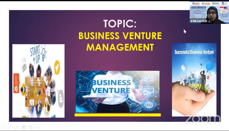 VISITING LECTURE ''Business Ventrue Management''