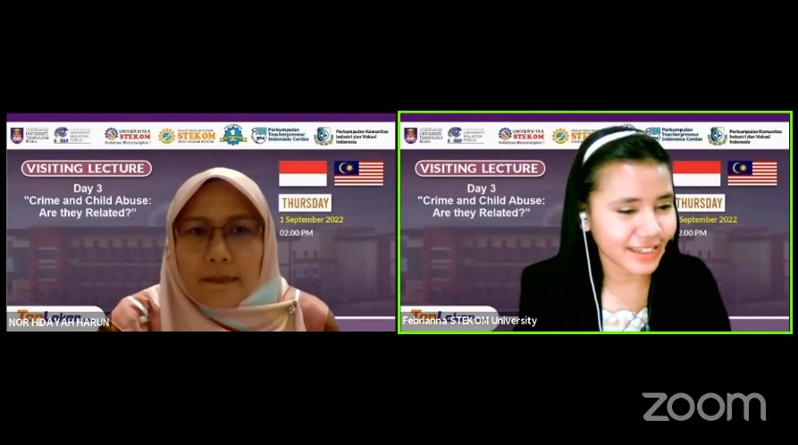 VISITING LECTURE  Crime and Child Abuse: Are they Related? 