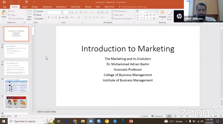 VISITING LECTURE DAY 2 Introduction to Marketing (The Marketing and Its Evolution)