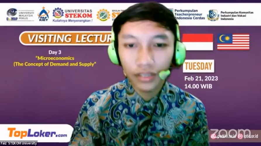 VISITING LECTURE DAY 3 Microeconomics (The Concept of Demand and Supply)