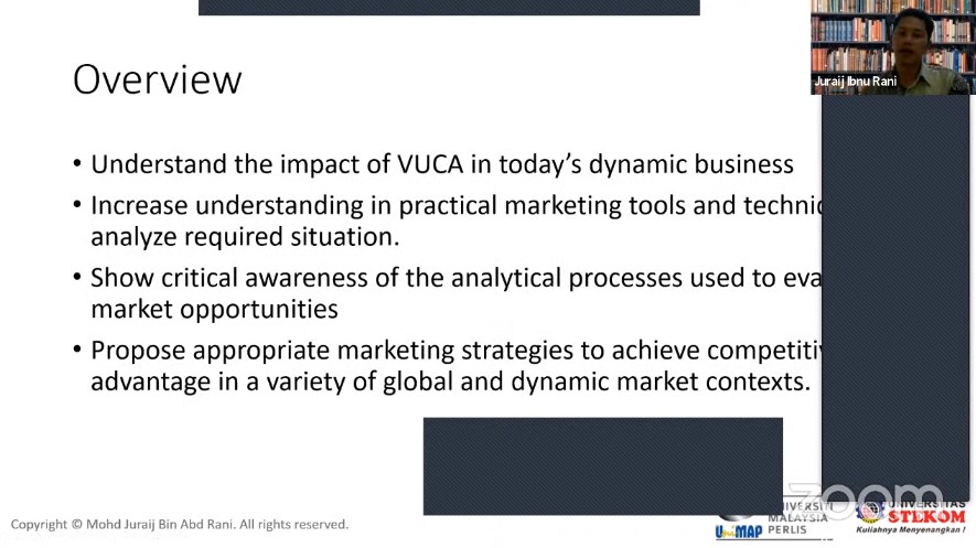 VISITING LECTURE Facing the Changing Business World in the VUCA World Era
