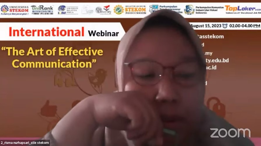 WEBINAR INTERNASIONAL The Art of Effective Communication