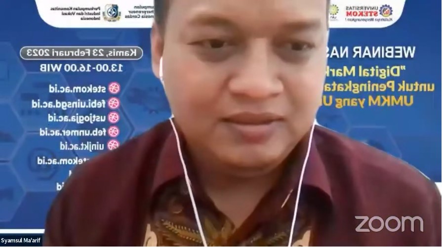 WEBINAR NASIONAL Digital Marketing untuk Peningkatan Kualitas UMKM yang Unggul