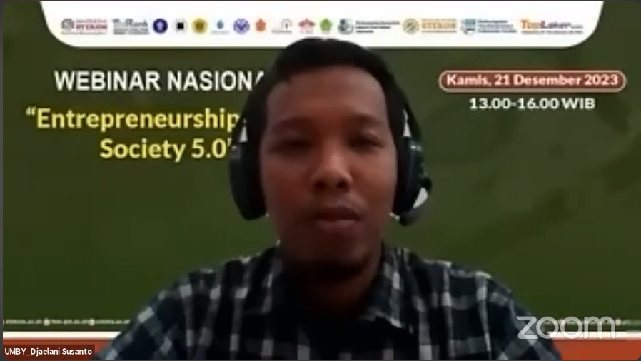 WEBINAR NASIONAL Entrepreneurship di Era Society 5.0