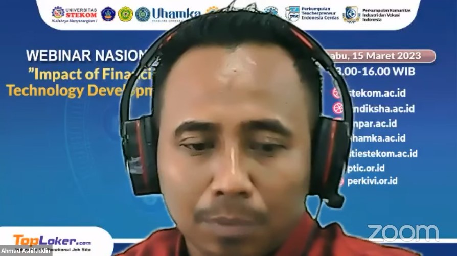 WEBINAR NASIONAL Impact of Financial Technology Development