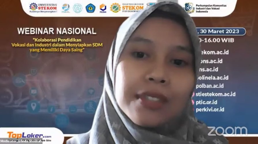 WEBINAR NASIONAL Kolaborasi Pendidikan Vokasi dan Industri dalam Menyiapkan SDM yang Memiliki Daya Saing