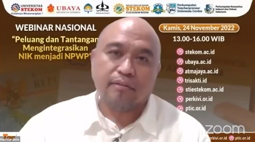 WEBINAR NASIONAL Peluang dan Tantangan Mengintegrasikan NIK menjadi NPWP