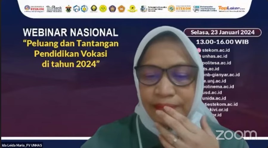 WEBINAR NASIONAL Peluang dan Tantangan Pendidikan Vokasi di tahun 2024