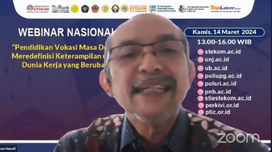 WEBINAR NASIONAL Pendidikan Vokasi Masa Depan: Meredefinisi Keterampilan untuk Dunia Kerja yang Berubah