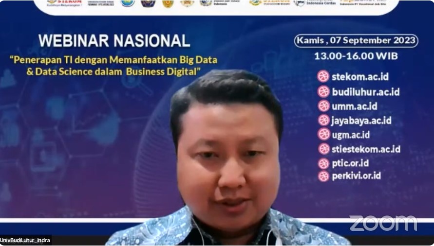 WEBINAR NASIONAL Penerapan TI dengan Memanfaatkan Big Data &amp; Data Science dalam Business Digital