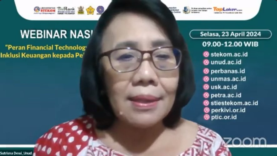 WEBINAR NASIONAL Peran Financial Technology (Fintech) dalam Inklusi Keuangan Kepada Pelaku Usaha UMKM