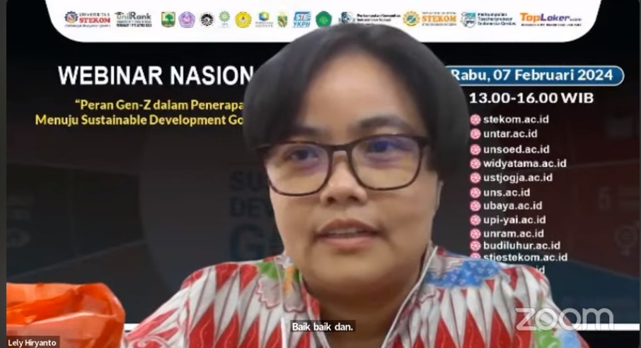 WEBINAR NASIONAL Peran Gen-Z dalam Penerapan TI Menuju Sustainable Development Goals (SDGs)
