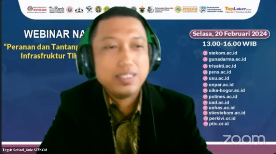 WEBINAR NASIONAL Peranan dan Tantangan Pengembangan Infrasfruktur TIK di Indonesia