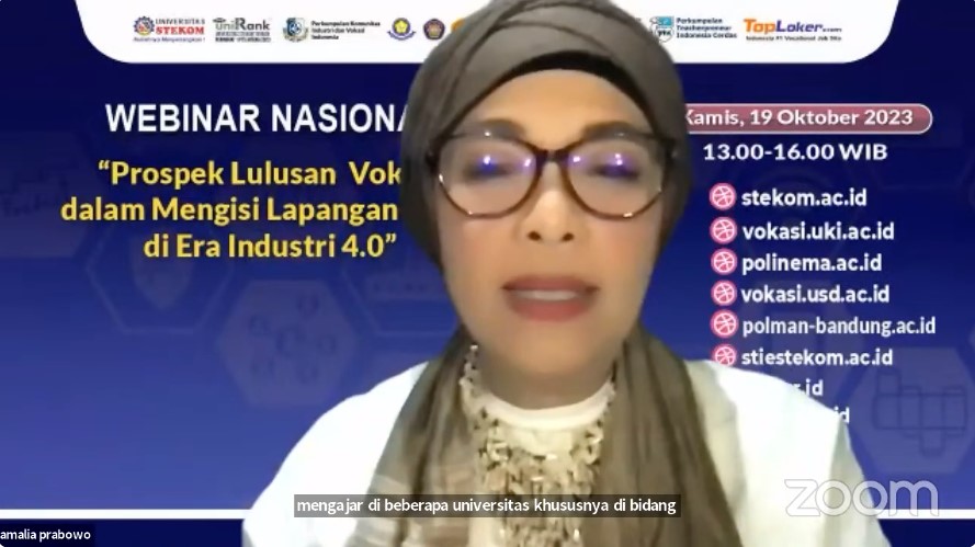 WEBINAR NASIONAL Prospek Lulusan Vokasi dalam Mengisi Lapangan Kerja di Era Industri 4.0