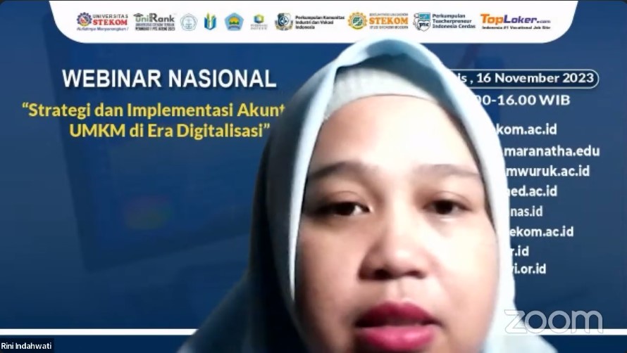WEBINAR NASIONAL Strategi dan Implementasi Akuntansi UMKM di Era Digitalisasi
