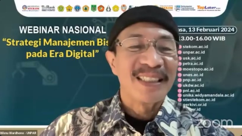 WEBINAR NASIONAL Strategi Manajemen Bisnis pada Era Digital