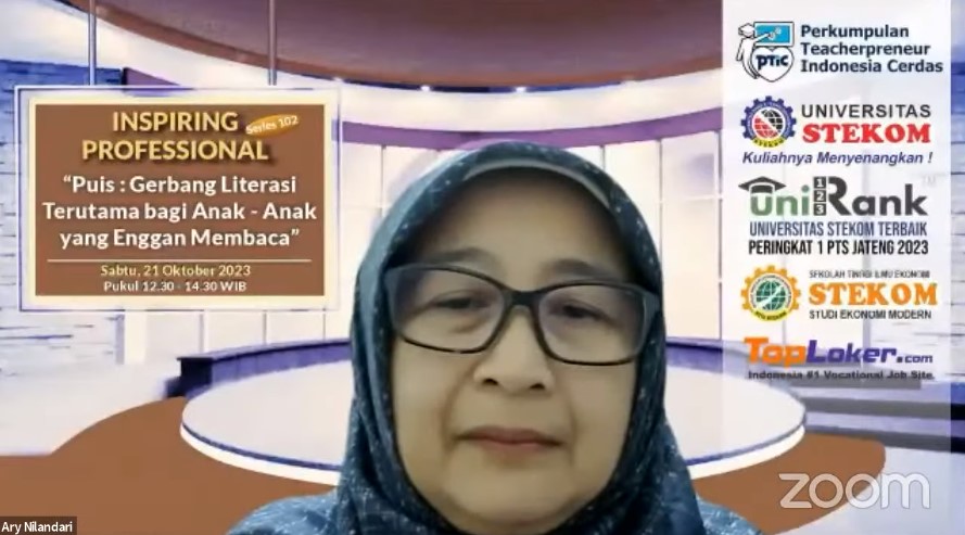 INSPIRING PROFESSIONAL  Puisi : Gerbang Literasi Terutama bagi Anak-anak yang Enggan Membaca. 