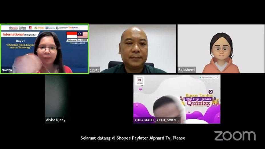 INTERNATIONAL Visiting Lecture 100% Real Time Education In Art &amp; Technology