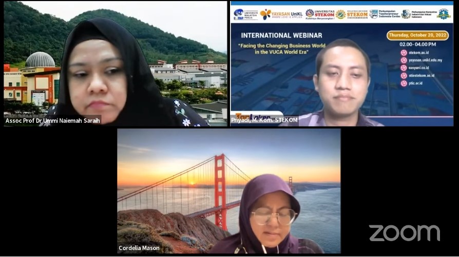 INTERNATIONAL WEBINAR Facing the Changing Business World in the VUCA World Era