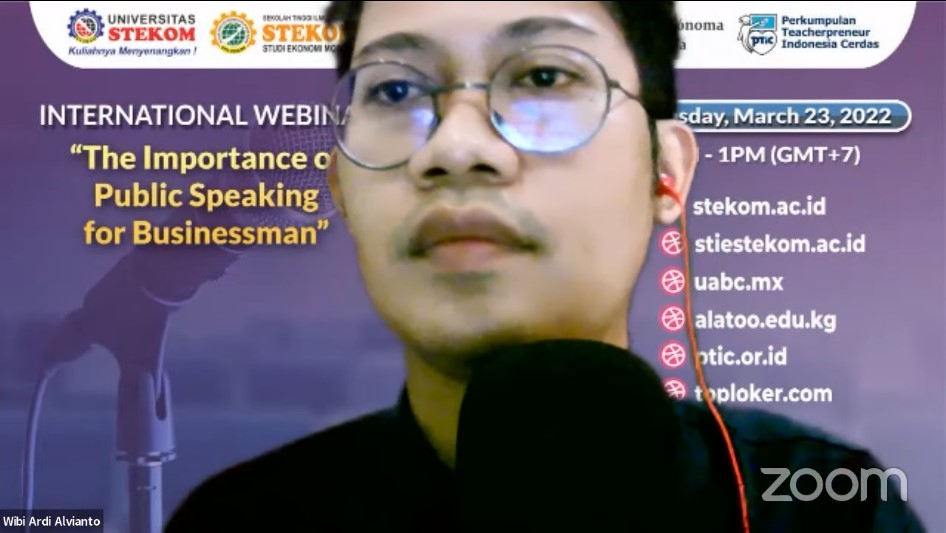 INTERNATIONAL WEBINAR The Importance of Public Speaking for Businessman