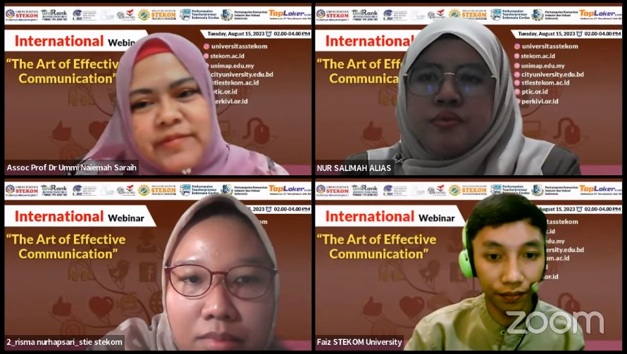 WEBINAR INTERNASIONAL The Art of Effective Communication