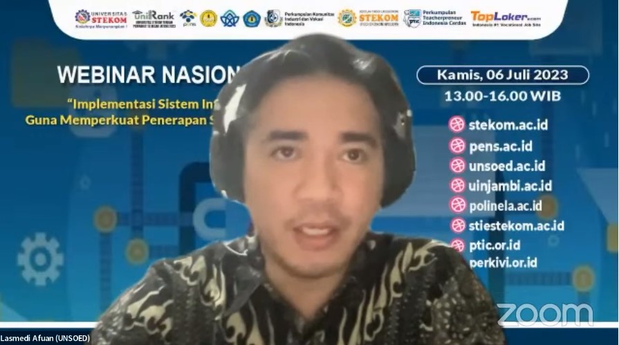 WEBINAR NASIONAL Implementasi Sistem Informasi Guna Memperkuat Penerapan Strategi Bisnis