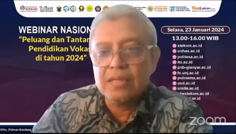 WEBINAR NASIONAL Peluang dan Tantangan Pendidikan Vokasi di tahun 2024