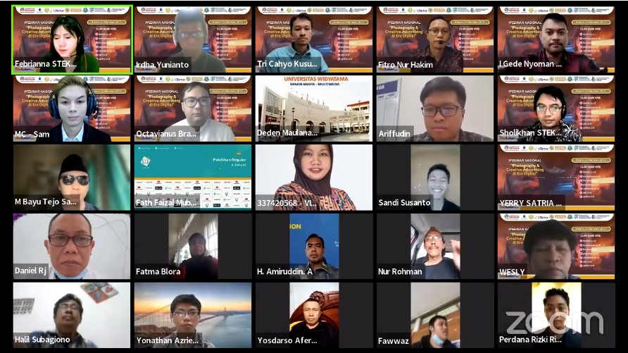 WEBINAR NASIONAL Photography &amp; Creative Advertising di Era Digital