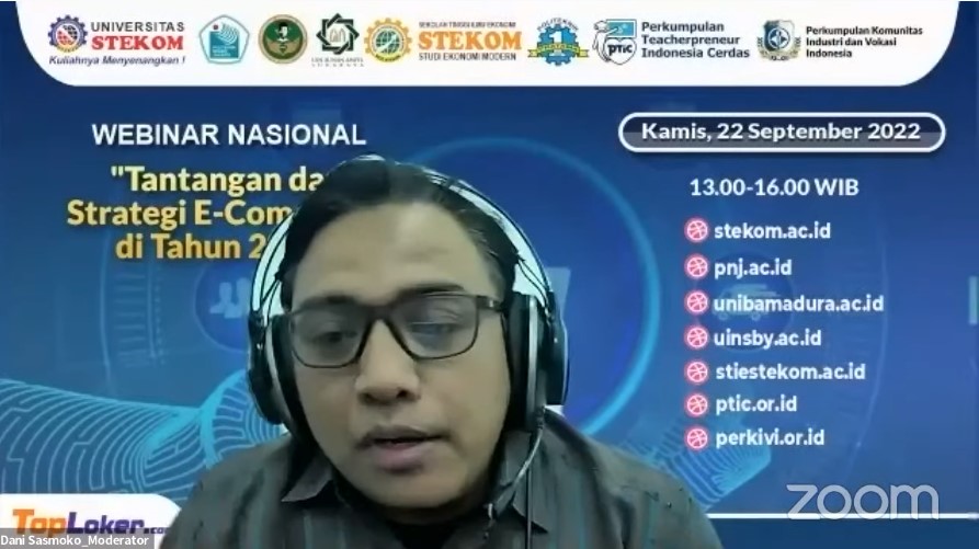 WEBINAR NASIONAL Tantangan dan Strategi E-Commerce di Tahun 2022