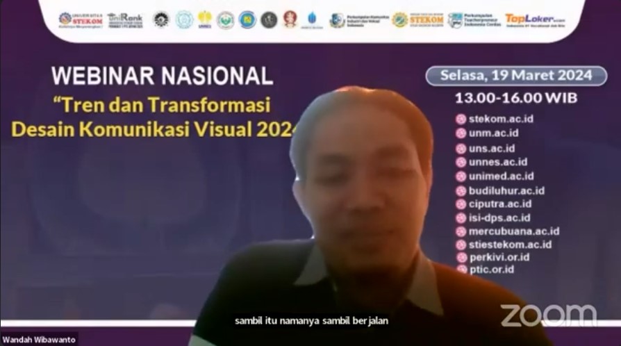 WEBINAR NASIONAL Tren dan Transformasi Desain Komunikasi Visual 2024