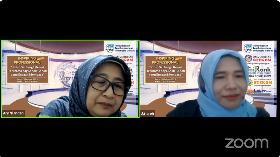 INSPIRING PROFESSIONAL  Puisi : Gerbang Literasi Terutama bagi Anak-anak yang Enggan Membaca. 
