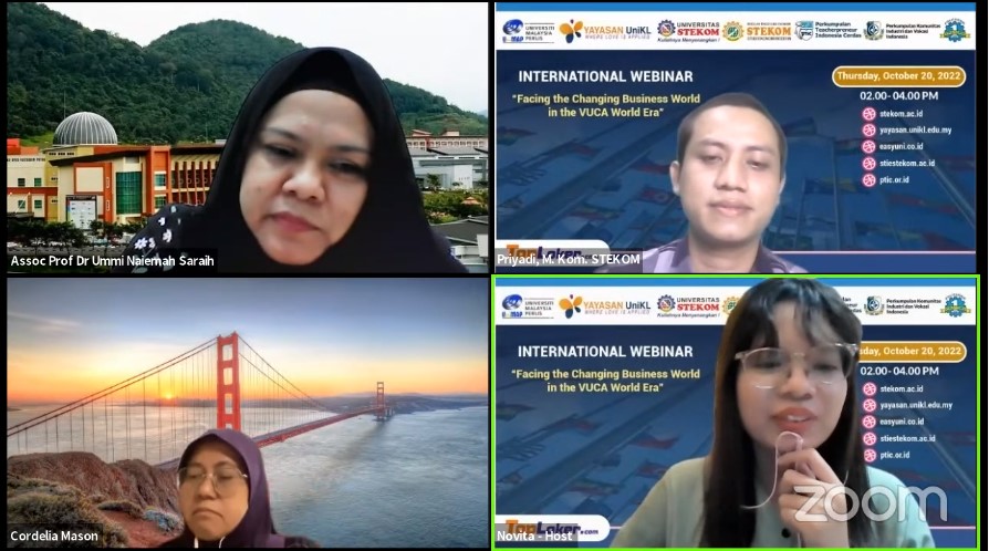 INTERNATIONAL WEBINAR Facing the Changing Business World in the VUCA World Era
