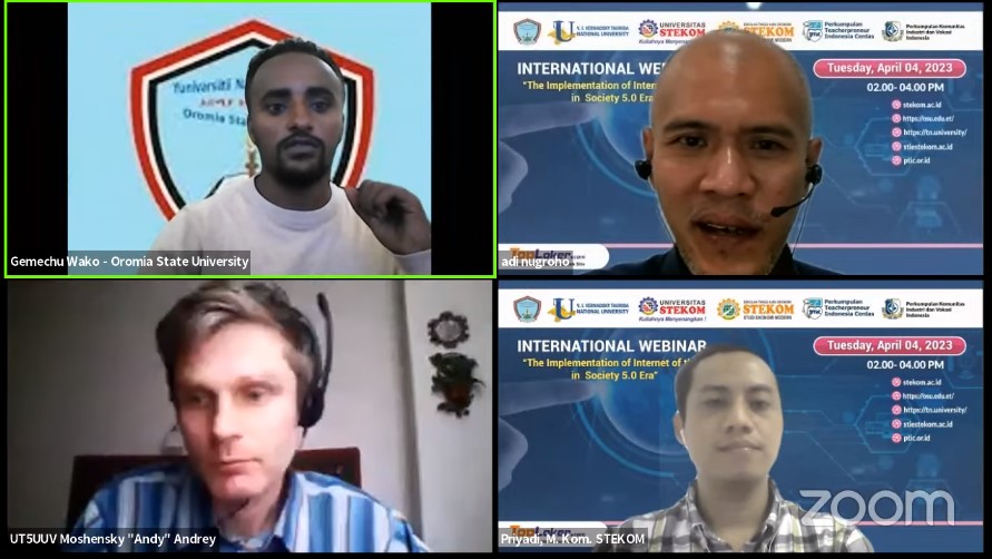 INTERNATIONAL WEBINAR The Implementation of Internet of thing in Society 5.0 Era