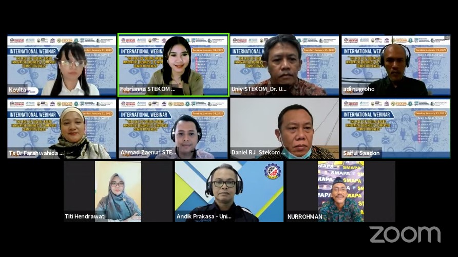 INTERNATIONAL WEBINAR The Role of Digital-Based Innovative Business to Improve Competitiveness