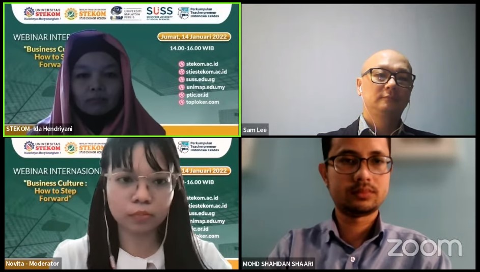 WEBINAR INTERNASIONAL Business Culture : How to Step Forward