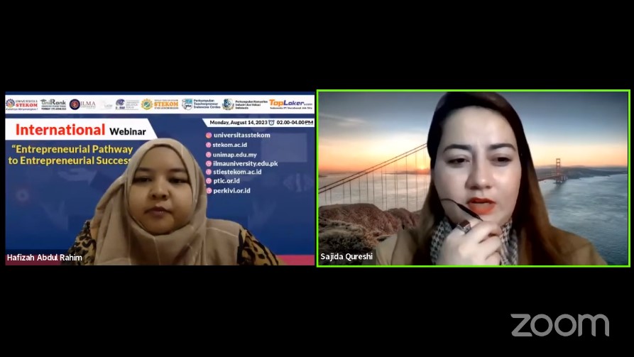 WEBINAR INTERNASIONAL Entrepreneurial Pathway to Entrepreneurial Success
